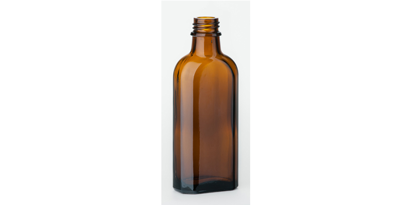 100 ml meplat bottle, amber