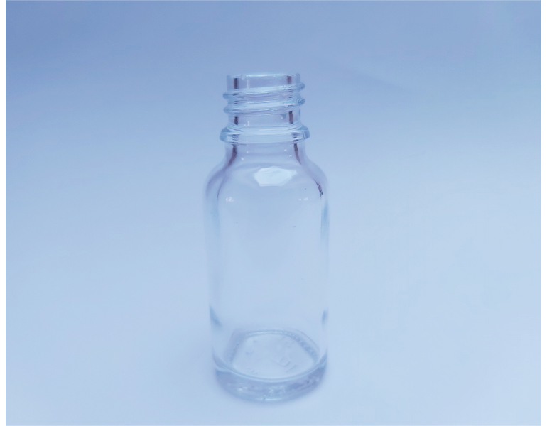 20 ml cseppentős üveg, átlátszó