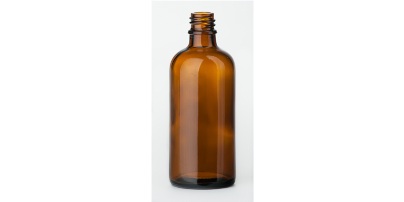 100 ml dropper bottle, amber