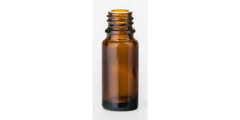 10 ml dropper bottle  H: 63,7 mm, amber