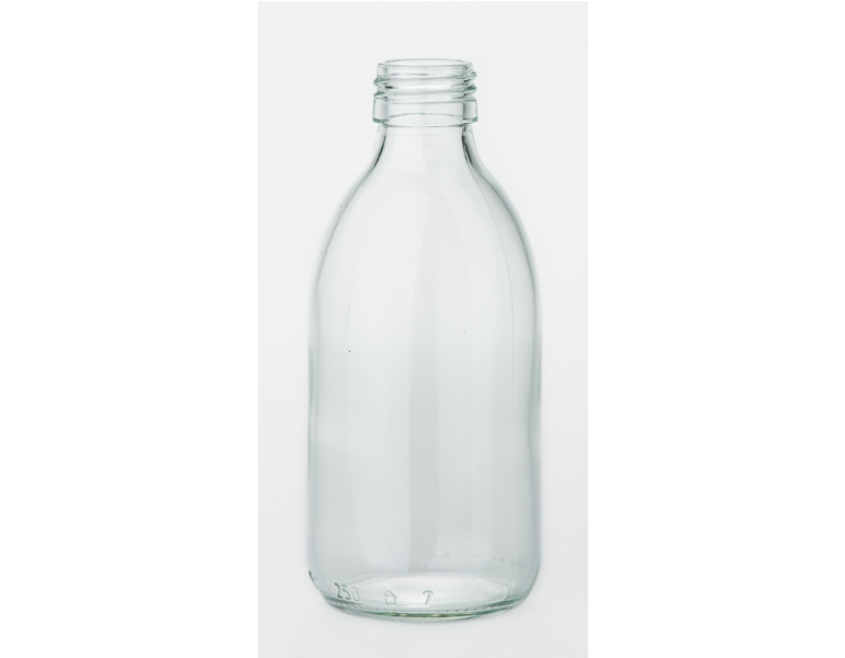 250 ml szintelen üveg