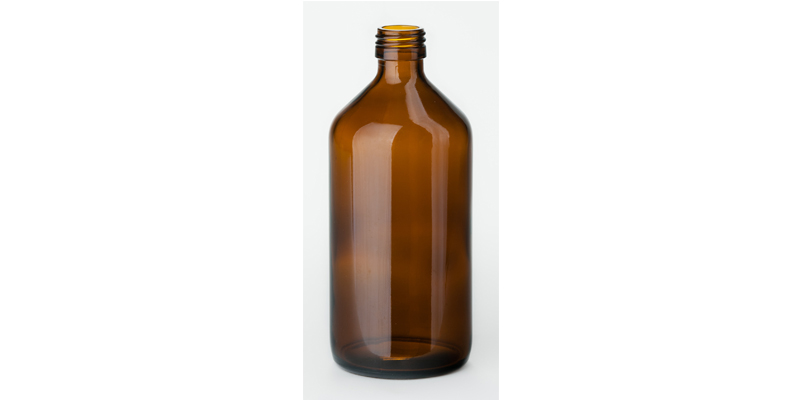 500 ml veral bottle, amber