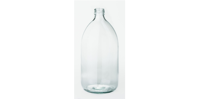 1000 ml  szintelen üveg