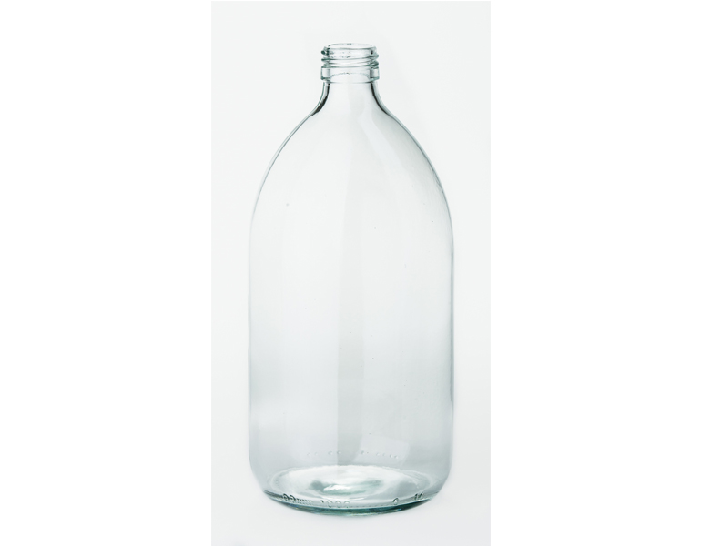 1000 ml  szintelen üveg