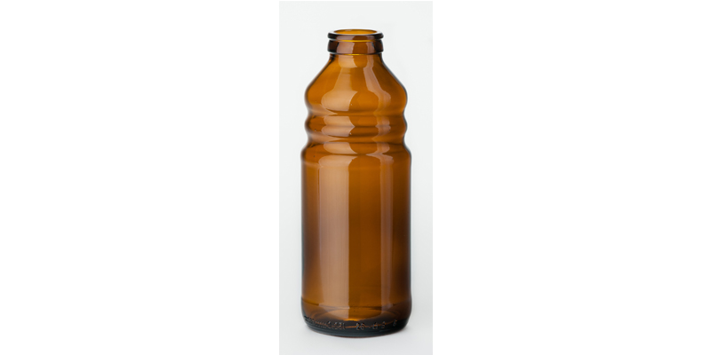 500 ml oil bottle, amber
