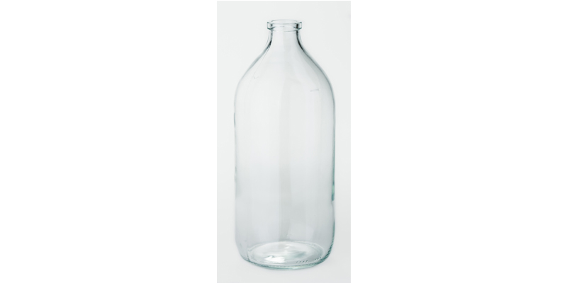 1000 ml infúziós fehér üveg